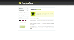 Desktop Screenshot of kensington.cz